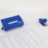 Діркопробивач пластиковий на 10 листов Delta by Axent D3610-02 синій 4