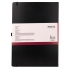 Книга записная Partner Grand А4 (297х210мм) на 100 листов клетка кремовый блок, черная AXENT 8203-01-a 1