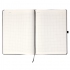 Книга записная Partner Grand А4 (297х210мм) на 100 листов клетка кремовый блок, черная AXENT 8203-01-a 2