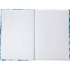 Записна книжка інтегральна обкладинка формат 245 х 165 мм,  80 арк. клітинка Aquarelle AXENT 8436-06-А 3