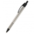 Ручка кулькова масляна автоматична Prestige 0,7 мм сірий корпус Axent ab1086-03-02 синя 0