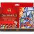 Художні кольорові олівці POLYCOLOR 24 кольори в картонній упаковці Koh-i-noor 3834 0