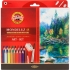 Олівці кольорові акварельні 48 кольорів Mondeluz в картонній упаковці Koh-i-noor 3713 0