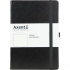 Книга записная Partner Prime А5 (145х210) на 96 листов точка, точка кремовый блок, чёрная Axent 8304-01-a 0
