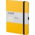 Книга записная Partner Prime А5 (145х210) на 96 листов точка, точка кремовый блок, желтая Axent 8304-08-a 1