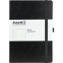 Записна книжка Partner Prime А5 (145х210) на 96 арк. клітинка, кремовий блок, чорна Axent 8305-01-a 0