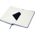 Записная книга Partner A6-(95х140мм) на 96 листов кремовый блок точка, синяя Axent 8309-02-a 5