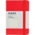 Записна книжка Partner A6-(95х140мм) на 96 арк. кремовий блок в крапку, червона Axent 8309-05-a 0