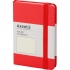 Записна книжка Partner A6-(95х140мм) на 96 арк. кремовий блок в крапку, червона Axent 8309-05-a 1