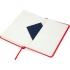 Записная книга Partner A6-(95х140мм) на 96 листов кремовый блок точка, красная Axent 8309-05-a 5