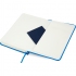 Записная книга Partner A6-(95х140мм) на 96 листов кремовый блок точка, голубая Axent 8309-07-a 5