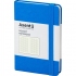 Записная книга Partner А6-(95х140мм) на 96 листов кремовый блок в клетку Axent 8301-07-A голубая 1
