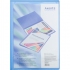 Папка пластиковая на 20 файлов с карманом на форзаце, А4 AXENT 1020-22-a синяя 0