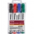 Комплект маркерів 4 кольори Whiteboard D2800, 2 мм конусний, Delta by Axent d2800-40 1
