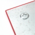 Доска стеклянная магнитно-маркерная 45х45 см, красная Axent 9614-06-a 3
