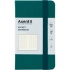 Записная книга Partner А6-(95х140мм) на 96 листов кремовый блок в клетку Axent 8301-31-A малахитовая 0