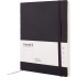 Записная книга Partner Soft L 190х250мм на 96 листов кремовый блок в клетку Axent 8615-01-a черная 1