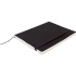 Записная книга Partner Soft L 190х250мм на 96 листов кремовый блок в клетку Axent 8615-01-a черная 3