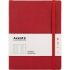 Записная книга Partner Soft L 190х250мм на 96 листов кремовый блок в клетку Axent 8615-06-a красная 0