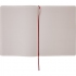 Записная книга Partner Soft L 190х250мм на 96 листов кремовый блок в клетку Axent 8615-06-a красная 2