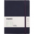 Записная книга Partner Soft L 190х250мм на 96 листов кремовый блок в клетку Axent 8615-02-a синяя 0