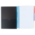 Блокнот с разделителями А5, 120 листов, внутренний блок в клетку Axent 8405-05-a голубой 1