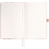 Записная книга Partner Pink flower А5-(125х195мм) на 96 листов кремовый блок в клетку Axent 8617-06-a 2