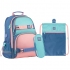 Набір рюкзак + пенал + сумка для взуття Kite WK 702 св.фіолетовий set_wk22-702m-3 0