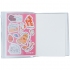 Записна книжка А6+ (110х150 мм) на 80 арк., силіконова обкладинка, білий блок в клітинку Pink cats Kite k22-462-1 3