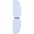Блокнот на спіралі 60 х 170 мм, 50 арк., пластикова обкладинка з фігурною вирубкою, білий, нелінований блок HK Kite hk22-465 1
