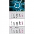 Календар квартальний настінний 2024 рік, три пружини Geo Art 3 Axent 8803-24-3-a 0