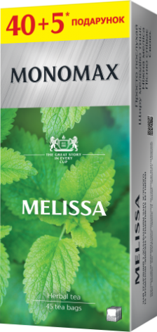 Чай зелений 58,5 (1.3г*45), пакет, MELISSA, МОNОМАХ mn.75923