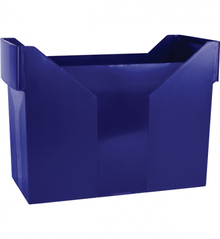 Картотека для підвісних файлів, пластик, Donau 7421001-18 синій