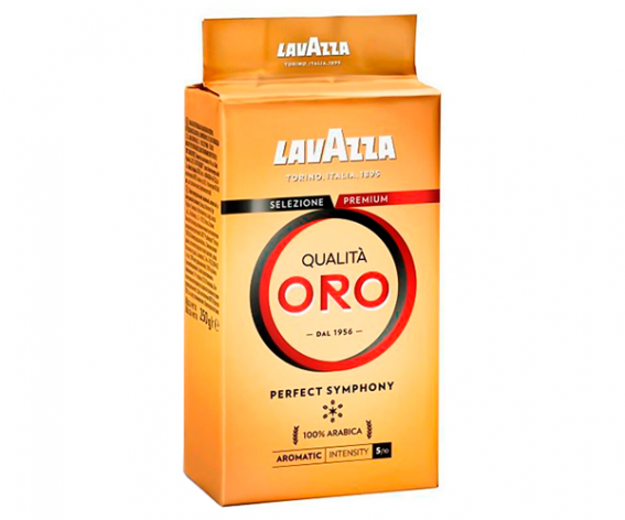Кава мелена Qualita Oro вакуумне пакування 250г, Lavazza prpl.12911