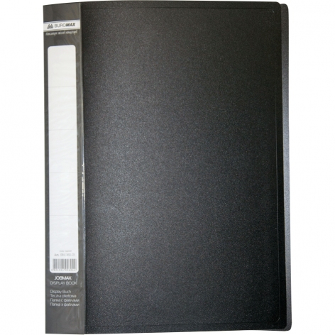 Папка пластикова на 30 файлів А4 JOBMAX BM.3611-01 чорний