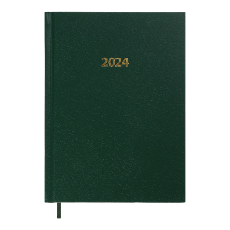 Щоденник  датований 2024 STRONG, А5 Buromax BM.2129-04 зелений