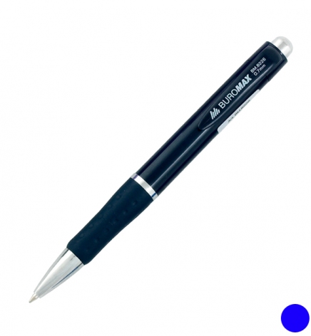 Ручка шариковая автоматическая 0,7 мм, Buromax BM.8226 синий