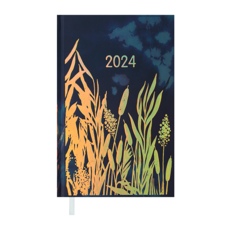 Щоденник  датований 2024  ONLY, А6 Buromax BM.2549-02 синій