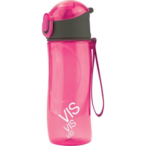 Бутылочка для воды на 530 мл. KITE vis19-400-02 розовая VIS