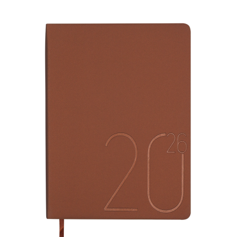 Щоденник датований 2026 STEEL, A5, бронзовий Buromax BM.2127-51