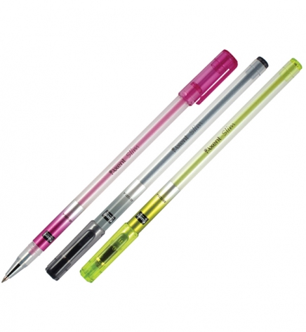 Ручка шариковая 0,5 мм, Slim, Axent AB1035-02-А синий