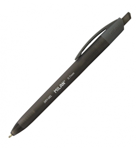 Ручка шариковая масляная MILAN DRY GEL 0,7 мм.  черний  ml.176541125