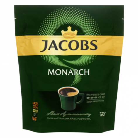 Кава розчинна пакет 30г,  Jacobs Monarch prpj.01667
