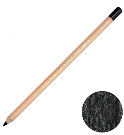 Художня пастель в олівці суха, м`яка Gioconda, колір ivory black Koh-i-noor 8820012001KS