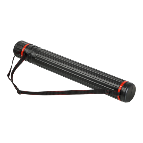 Тубус для ватману пластиковий, телескопічний  BUROMAX BM.9900 чорний