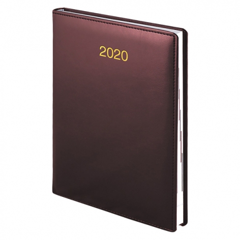 Ежедневник датированный BRUNNEN 2020 Стандарт Soft, бордовый, артикул 73-795 36 29 код 42993