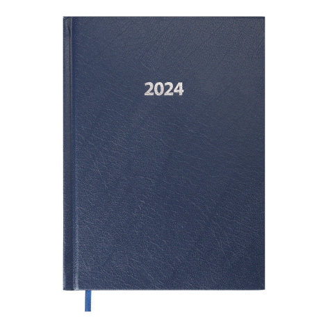 Щоденник  датований 2024 STRONG, А5 Buromax BM.2129-03 темно-синій