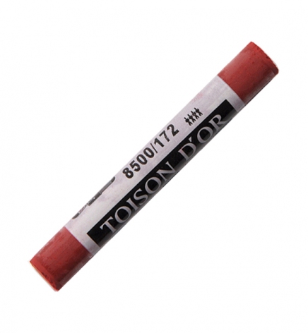 Крейда-пастель суха, м`яка, колір pyrrole red dark TOISON D`OR Ø10 мм, Koh-i-noor 8500172002SV
