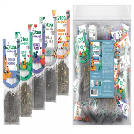 Чай чорний асорти 112г (2.2г*50), кадді - пакет,  «Assorted Black tea» Tea Moments  tm.05303