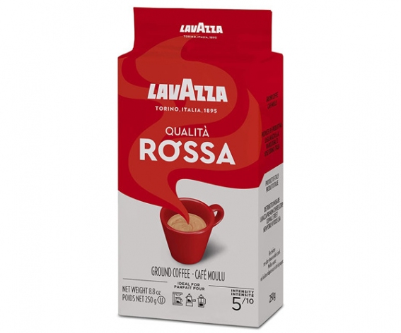 Кава мелена Qualita Rossa, вакуумне пакування 250г, Lavazza prpl.35805